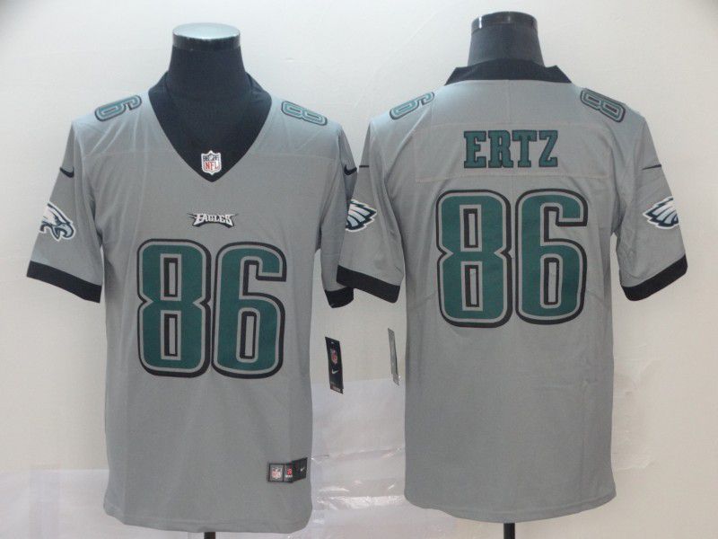 Men Philadelphia Eagles 86 Ertz Grey Nike Vapor Untouchable Limited NFL Jersey